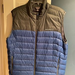 Eddie Bauer Mens XL Down Puffer Vest